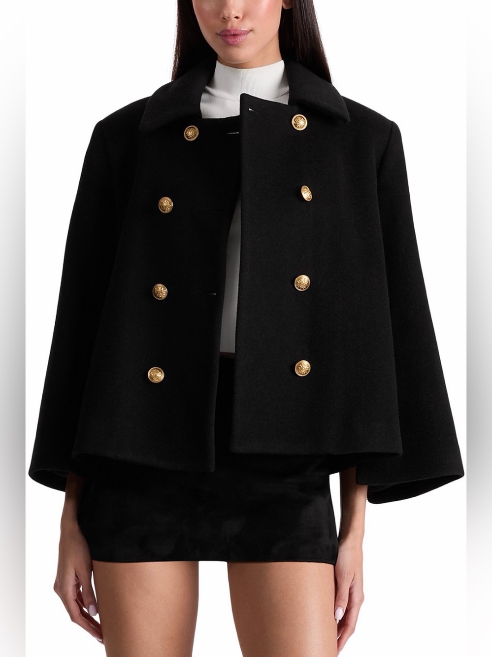 Alice + Olivia Reynalda Cape Jacket